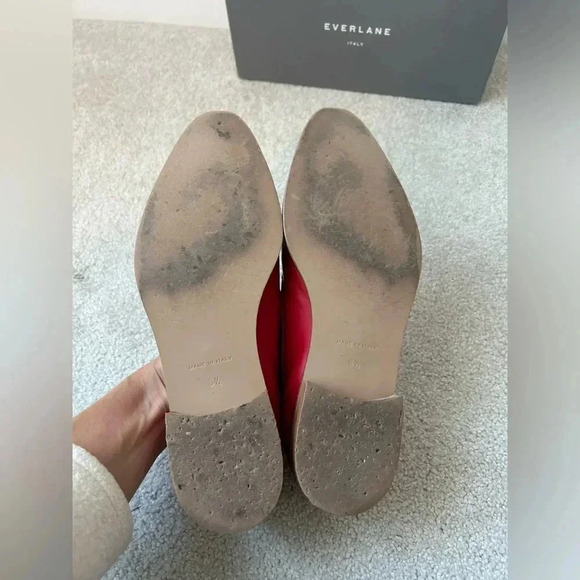 Everlane modern day  loafer in red leather - Picture 7 of 10